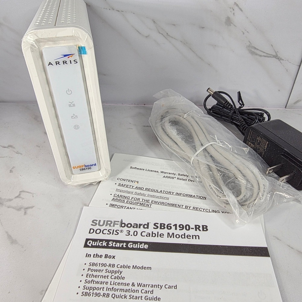 Arris SURFboard‎ SB6190 DOCSIS 3.0 Cable Modem Refurbished